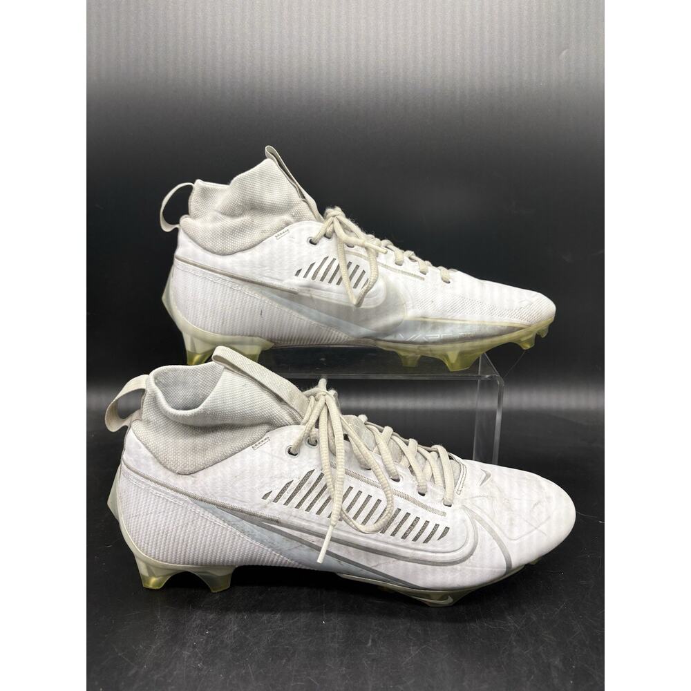 Nike Vapor Edge Pro 360 2 White Silver Men’s Football Cleats DA5456-100 Size 11